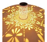 Lanterne da Esterno,Fiori Metallici Colorati a Forma di Lampada - da Esterno per Percorsi,per Terrazzo Giardino Cortile Passaggio Pedonale Ingresso Piscina Aiuole Esterni Arredo