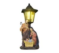 Lanterne da esterno - Lanterne da giardino Gesù | Luci ad energia solare, lanterna impermeabile per presepe, illuminazione ambientale per esterni, per Natale, decorazione religiosa per portico
