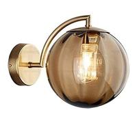 Lanterne da Parete Rotonde Moderne da 5 W con Paralume a Sfera in Vetro a Strisce, lampade da Parete per Soggiorno, corridoio, Studio, Comodino, corridoio, Balcone, apparecchi di illuminazio