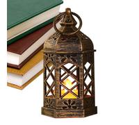 Lanterne decorative, lanterna decorativa a LED, decorazioni natalizie, centrotavola con manico, per interni ed esterni, , mensola, cortile, camera da , ingresso, soggiorno, Diwali