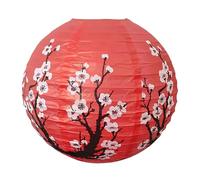 Lanterne di carta, 30 cm, fiori di prugna, lanterna di carta rotonda, lanterna cinese, decorazione per Capodanno, balcone, porta di casa