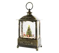 Lanterne di Natale per esterni - funzionamento a batteria Santa - Lanterne di Natale elettriche a sfere di neve | per decorazione domestica interni scrivania tavolo caminetto camino ufficio dormitorio