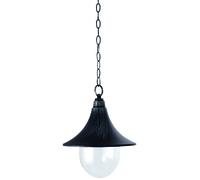 Lanterna Galatea con catena Nera 26xH36cm in alluminio pressofuso