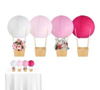 Lanterne in mongolfiera di carta, lanterne in mongolfiera,Centrotavola per zucchero a a - Cassa di caramelle creativa per bambini per Natale, incontri di famiglia