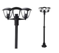 LANTERNE LANTERNA LAMPIONE ILLUMINAZIONE SELENE A 3 LUCI SU PALO H.183