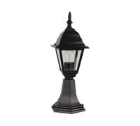 LANTERNE LANTERNA PLAFONIERA APPLIQUE PIUMA SU BASE CM. 15x15xH45 ILLUMINAZIONE