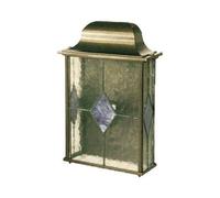 LANTERNE LANTERNA ROCKY IN ALLUMINIO E VETRO DECORATO CM.H 32 ILLUMINAZIONE