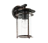 Lanterne Luce da Parete per Esterni E27 Rame Antico Muro Casa Luce