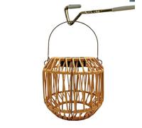 Lanterne | Luce decorativa artificiale tessuta | Lanterna solare per esterni, per campeggio, patio, cortile, portico, parete, sentiero, cortile, giardino