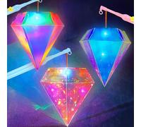 Lanterne per Bambini,3 Pezzi Lanterna di San Martino,Lanterna LED per Bambini,Lanterne per il Fai da te,per Decorazioni Festa,Halloween,Natale