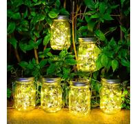 Lanterne Solari da Esterno 6 Pezzi Lanterne da Esterno 30 LED Lampade Solari da