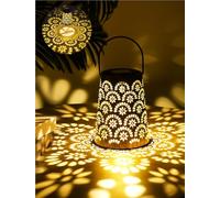 Lanterne Solari da Esterno, Luci Solari da Giardino, IP65 Impermeabile Lampada da Esterno per Terrazza Prato Balcone Decorazione Giardino