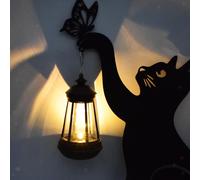 Lanterne solari da giardino da 55 cm Lampada da percorso con statuetta di