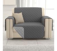 L'ANTICO ARCOLAIO - Copridivano 1 Posto con Braccioli, Antigraffio Gatto e Antiscivolo in Microfibra Double Face