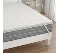 L'ANTICO ARCOLAIO - Topper 120x190 Una Piazza e Mezza Prodotto in Italia, Altezza 5cm in Memory Foam Classico Comodità Garantita, per Materasso 120x190, Rivestimento Facilmente Sfoderabile e Lavabile