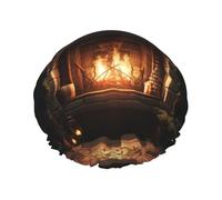 L'antico forno magico cuffia da doccia riutilizzabile - doppio strato impermeabile, elastico, ecologico uso quotidiano cuffia da doccia