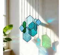 LANTING Acchiappasole Vetro Suncatcher Geometrico Componibile Fai-da-Te | Cattura Luce Cristallo Riflessi Arcobaleno - Decora Finestra Giardino & Piante, Regalo Donna Festa della Mamma