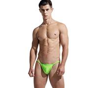 Lantra Besa Uomo Perizomi Tanga da Bagno Swimming Strings Thongs per Nuoto Estivo in Mare e Piscina CM (Tipo 28 48 126 127 (Tipo 28) - Verde (Dimensione Cinese M)
