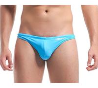 Lantra Besa Uomo Perizomi Tanga da Bagno T-Back Swimming Strings Thongs per Nuoto Estivo in Mare e Piscina CM (Tipo 2) - Azzurro (Dimensione Cinese XL)