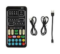 LANTRO JS Commutatore vocale portatile per cellulare, PC e dispositivi di gioco, mini scheda audio multifunzione, 450 mAh 5 V, edizione inglese, compatibile con varie marche
