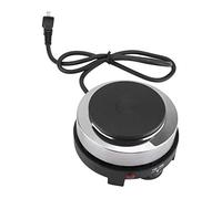 LANTRO JS Mini piastra riscaldante per stufa, riscaldatore domestico multifunzione portatile per cucina, campeggio, camper e pentola calda (spina USA). US 110 V