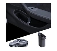LANTU Cestino per porta auto per Tesla Model 3/Y interno tasca laterale contenitore morbido silicone Tesla Model 3/Y 2016-2026 Highland Juniper accessori (nero)