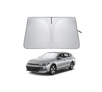 LANTU Parasole Parabrezza Per VW Passat B9 Variant 2024-2026 Ripiegabile Protezione Visiera Solare Con Tasca Portaoggetti Blocca Raggi UV Ombrello Da Sole