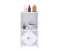 LANTUS Piccolo Mobile di Stoccaggio per Toilette, Supporto per Carta Igienica, Colonna, Armadio da Bagno, Armadietto, Scaffale Regolabile, 30 x 22 x 75 cm (L) Bianco