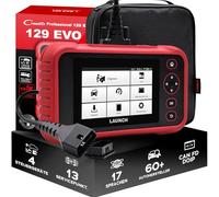 LANUCH CRP129 Evo+ V3 Auto Diagnostica con 4 Sistemi, Italiano OBD2 Diagnosi Auto e 13 Funzioni di Reset, Codifica ECU,CANFD&DOIP, Wi-Fi Aggiornamenti gratuiti a Vita