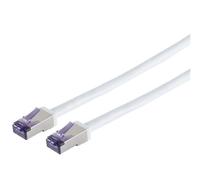 Lanview LVN-CAT6A-FLEX-1MWH cavo di rete Bianco 1 m S/FTP [S-STP] (Lanview HIGH-FLEX Cat6a S/FTP - White 1m - Warranty: 60M) NEW