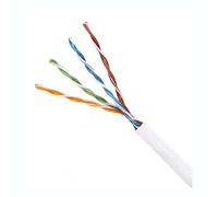 Lanview LVN122004 cavo di rete Bianco 305 m Cat5e U/UTP [UTP] (Cat5e U-UTP Network Cable - 4x2xAWG24 PVC white 305m - Warranty: NEW