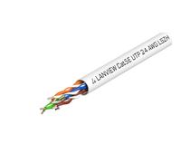 Lanview LVN122014 cavo di rete Bianco 305 m Cat5e U/UTP [UTP] (Lanview 305m U-UTP - cable 4x2xAWG24 LSZH white Warranty: 300M) NEW