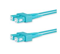 Lanview LVO231475 cavo a fibre ottiche 5 m 2x SC OM3 Colore acqua (SC-SC multi mode fibre cable - dublex OM3 50/125 LSZH 5M - W NEW