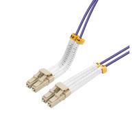 Lanview LVO2318005-FLEX cavo InfiniBand e in fibra ottica 0,5 m LC LC/LC Viola (Bendable LC-LC Multimode - Fiber Patch Cable Du NEW