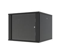Lanview RWF09U66BL rack 9U Da parete Nero (Quick Assembly Flat pack 19 - 9U Rack