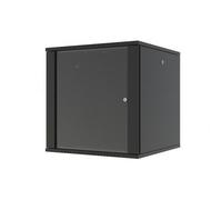 Lanview RWF12U66BL rack 12U Da parete Nero (Quick Assembly Flat pack 19 - 12U Ra