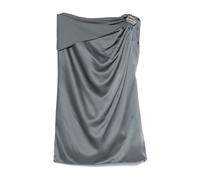 Lanvin - Top Asimmetrico con Dettaglio Anello Arpège - - Tops - Donna - Grigio - M