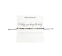 LANWLOSI I d Help You Bury the Body Morse Code Braccialetti dell'amicizia Bracciali Coppia Bracciali Morris Code Braccialetti con messaggio nascosto Compleanno Natale San Valentino Regali per amici