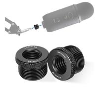 Lanxire 2 adattatori filettati a vite, da maschio 5/8" a femmina da 3/8", adattatore a vite per microfono in metallo, compatibile con Blue Yeti/Blue Snowball/Blue Yeti X ecc., supporto per microfono