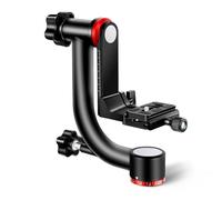 Lanxire Gimbal Treppiede Testa Professionale in Lega di Alluminio Resistente con Piastra a Sgancio Rapido Tipo Arca, 360 ° Tiro panoramico