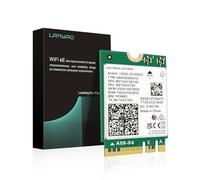 LANYAO Scheda wireless WiFi 6E AX210 NGW M.2 2230/NGFF WiFi 6E modulo per laptop con Bluetooth 5.3, adattatore chip WiFi Tri-Band AX210 5400 Mbps, latenza ultra bassa, supporta Windows 11/10 (solo 64