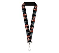 Lanyard DC Rebirth Justice League Trinity Group Pose Dots Black Gray