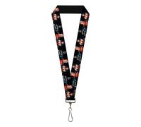 Lanyard DC Rebirth Justice League Trinity Group Pose Dots Black Gray