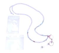 Lanyard Per Perline Legno Bellissimo Portabletta Per Cinghia Con Cinghia Con Card Chiave Ganyards Banyard La Scuola Perline Scheda ID ID BADGI