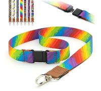 Lanyards Tomorrow - Cordini di sicurezza prestampati, clip in metallo, porta badge, funky e piatto