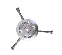 LANYIJINCHENG Testa tagliaerba in filo di acciaio, lama in metallo da 15,2 cm, 3/6, per tosaerba elettrico (6, 3 teste)