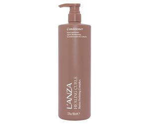 L'ANZA Healing Curls Butter Conditioner - Balsamo per lo Styling dei Capelli Ricci, Districa e Scioglie i Nodi con Idratanti Antiumidità, Formula Priva di Solfati e Parabeni, 950 ml