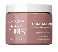 L'ANZA Healing Curls Curl Restore Moisture Treatment - Crema per Capelli Ricci Senza Risciacquo, Idrata, Rimuove l'Effetto Crespo e Protegge dal Calore, Formula Priva di Solfati e Parabeni, 177 ml