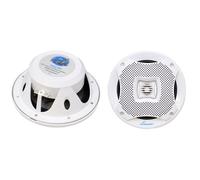 Lanzar AQ5CXW-Coppia di altoparlanti marini a 2 Vie, dimensioni 13,3 cm, 400 W, colore: bianco