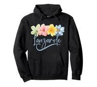 Lanzarote Fiori Isole Canarie Spagna Floreale Vacanza Felpa con Cappuccio